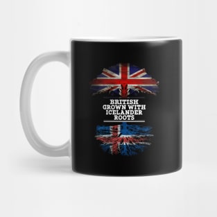 British Grown With Icelander Roots - Gift for Icelander With Roots From Iceland Mug